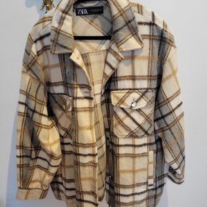 Zara Oversized Wool Overshirt